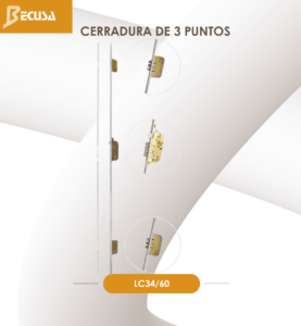CERRADURA DE 3 PUNTOS