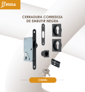 CERRADURA CORREDIZA C503BL BECUSA