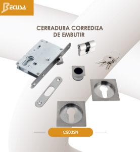 CERRADURA CORREDIZA C503 BECUSA