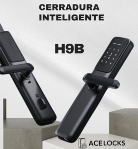 cerradura inteligente h9b con wifi incorporado, huella, calve, tarjeta, claves, bluetooth