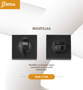 muletilla cuadrada negra