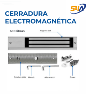 cerradura electromagnética de 600 libras